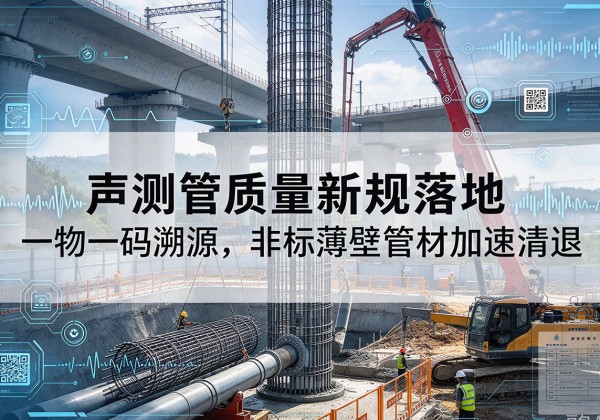 扬中声测管质量新规落地，一物一码溯源，非标薄壁管材加速清退